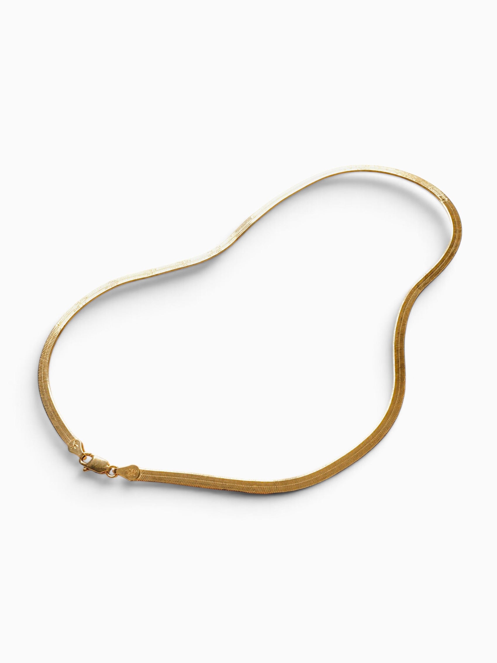 Cadena Plana (Oro)