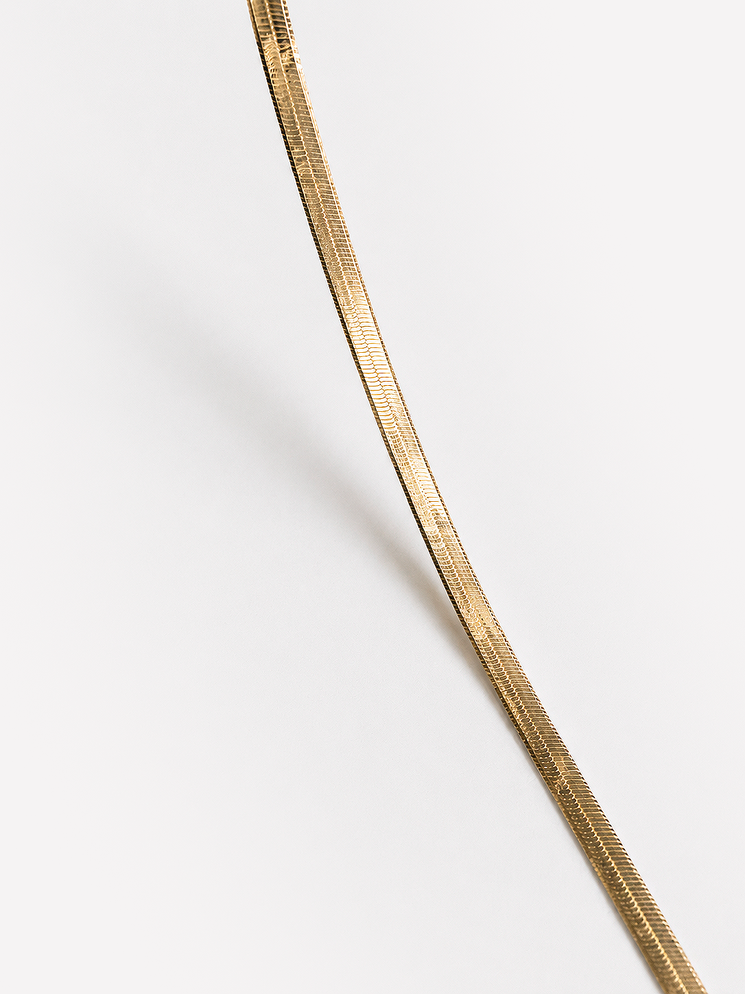Cadena Plana (Oro)