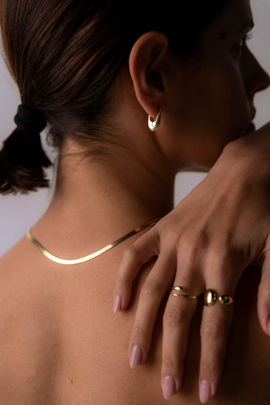 Cadena Plana (Oro)